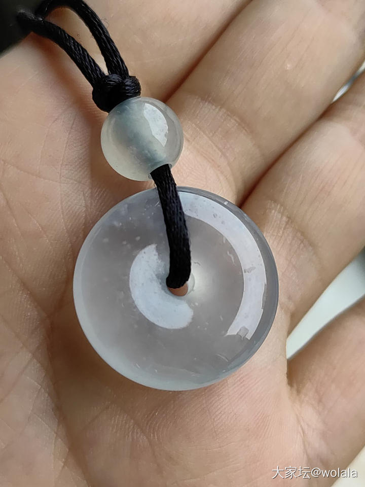 发观音大家都说工不好，再发一个我喜欢的扣子形状_翡翠