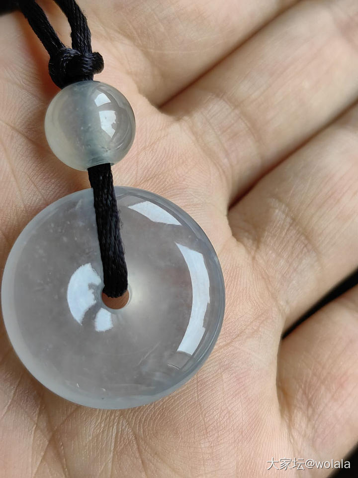 发观音大家都说工不好，再发一个我喜欢的扣子形状_翡翠