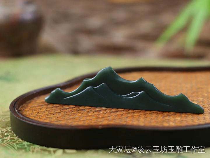 笔架，小摆件_摆件和田玉