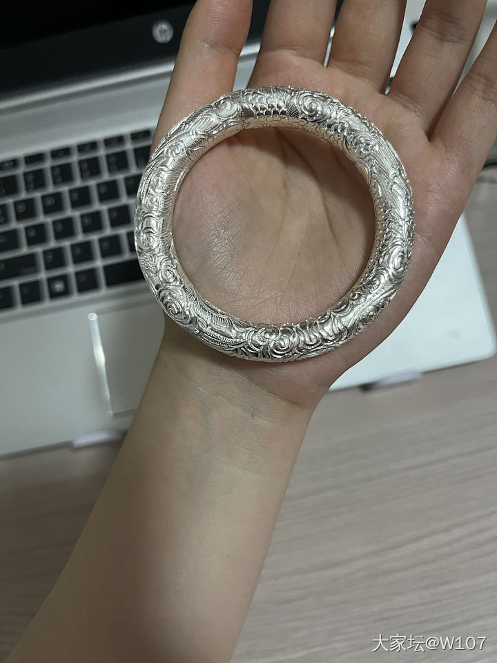 又是一只大胖镯_手镯银