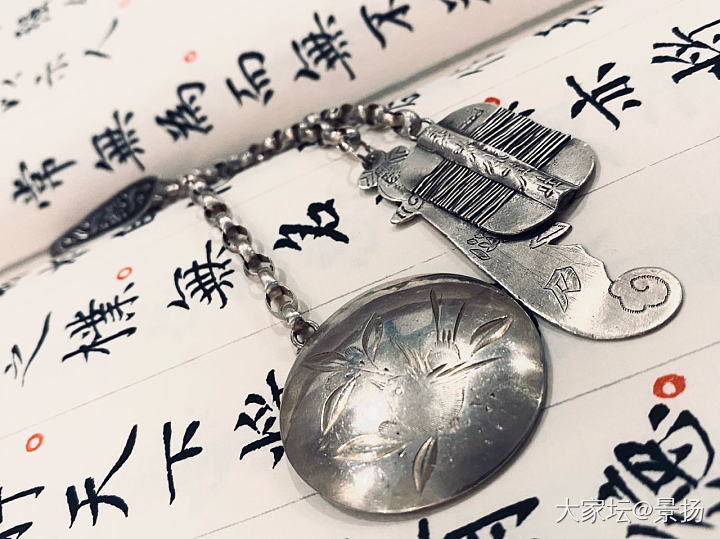 胸针吊坠_胸饰银