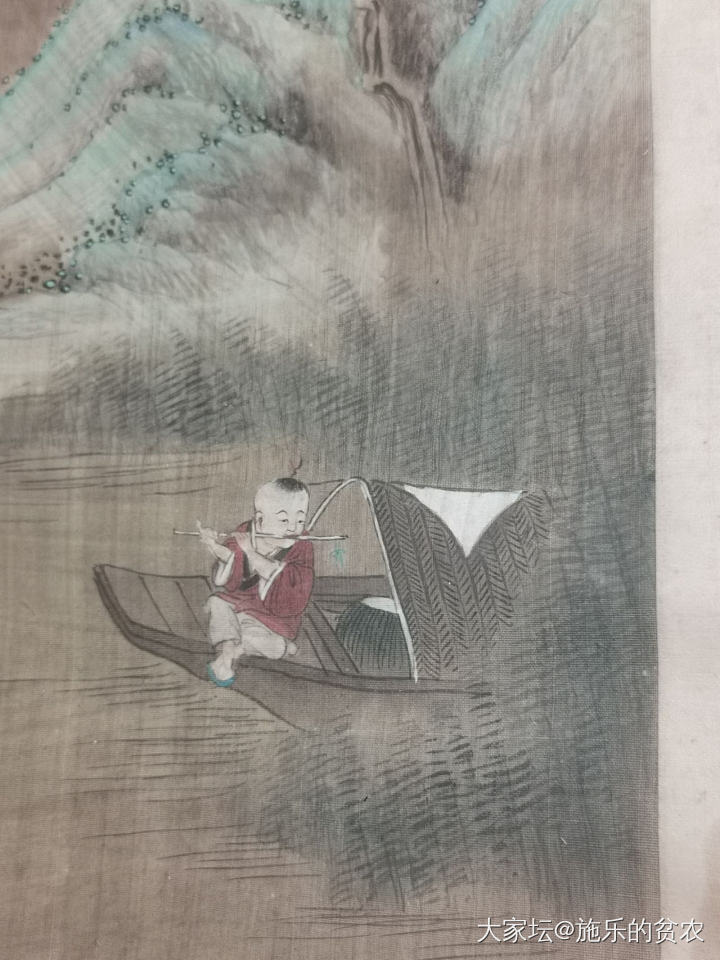 一幅古（元）画中的男女发型_收藏