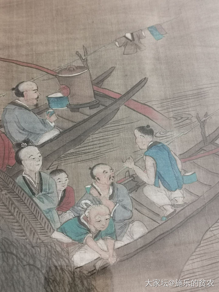 一幅古（元）画中的男女发型_收藏
