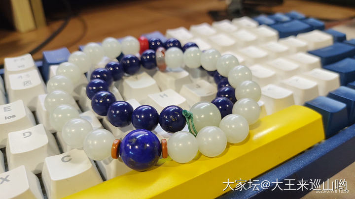 青金，白玉，和键盘_青金石玉髓玛瑙和田玉