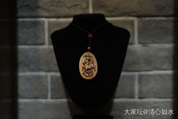 金丝楠十二生肖吊坠_文玩