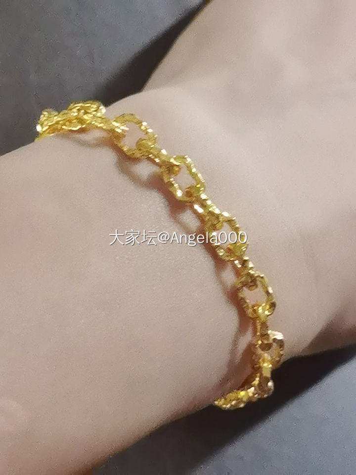 校长家的锤纹手链_福利社手链金
