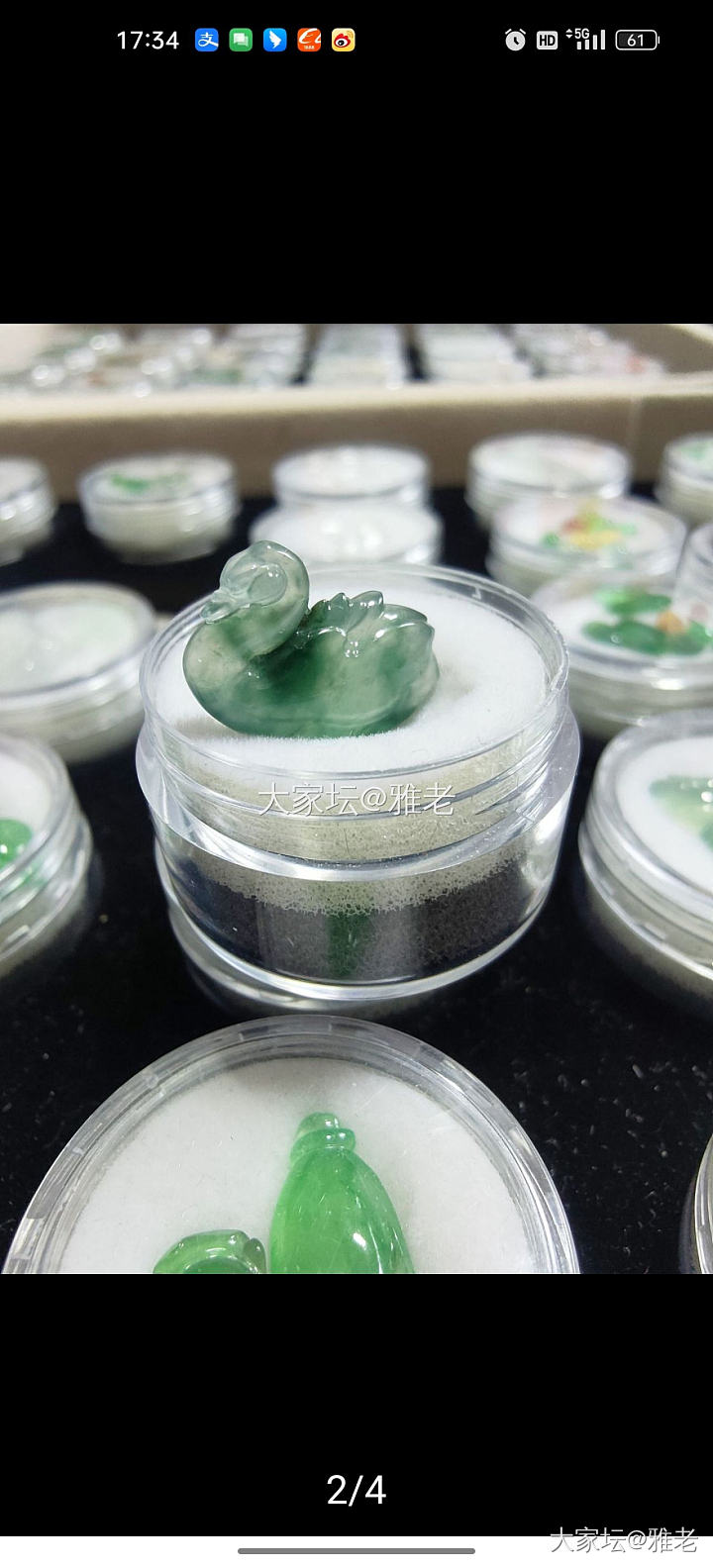 想知道大家的立体翡翠或者其他的是如何镶嵌的。_镶嵌翡翠
