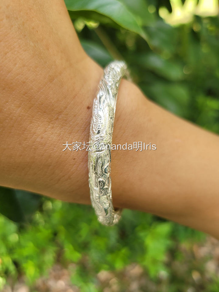 右手一个慢动作～寸龙凤圆条_匠人银
