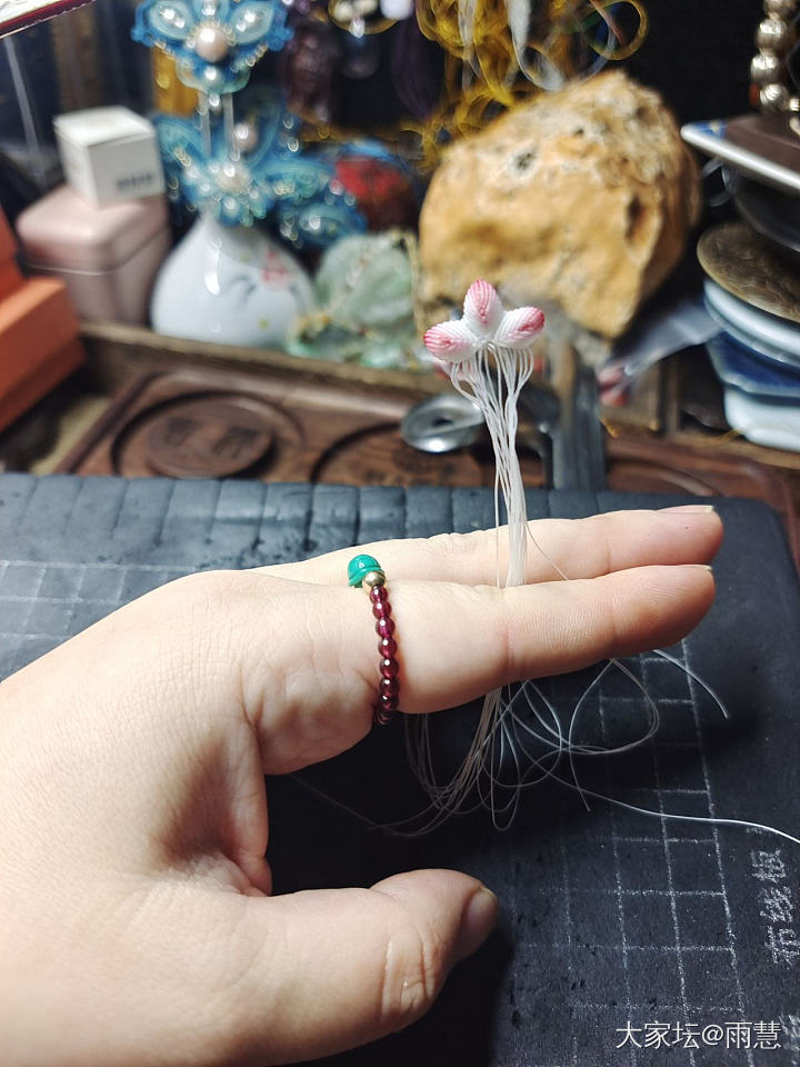 0.15圆蜡线荷花扣_编绳
