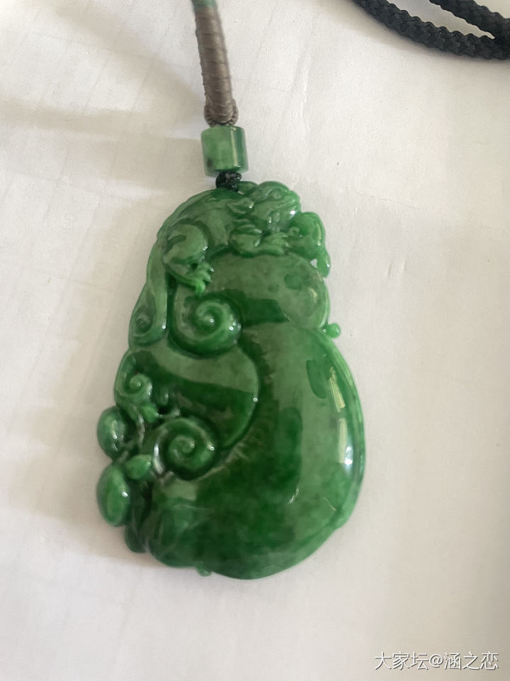 鉴赏期，翡翠绿如意，值不值得留，帮我看一下！_翡翠