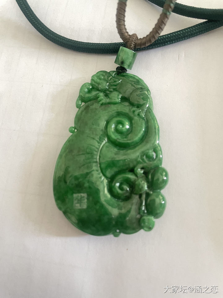 鉴赏期，翡翠绿如意，值不值得留，帮我看一下！_翡翠