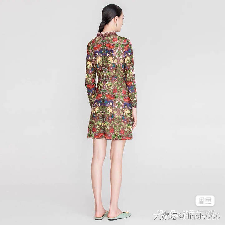 VGrass全新刺绣礼服连衣裙11.3降价_品味