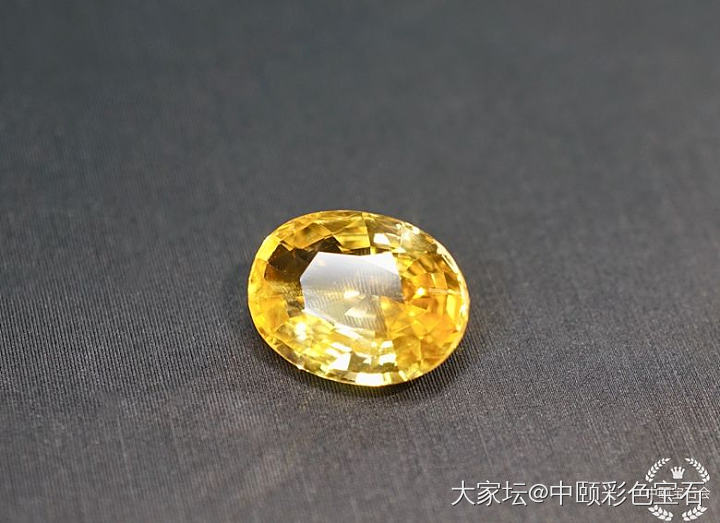 ##中颐天然黄色蓝宝石##  3.05ct  CGTL证书_蓝宝石名贵宝石