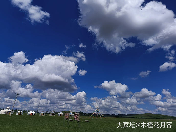 草原也没有想象的凉快，但是蓝天白云真的很美！太仆寺旗_旅游