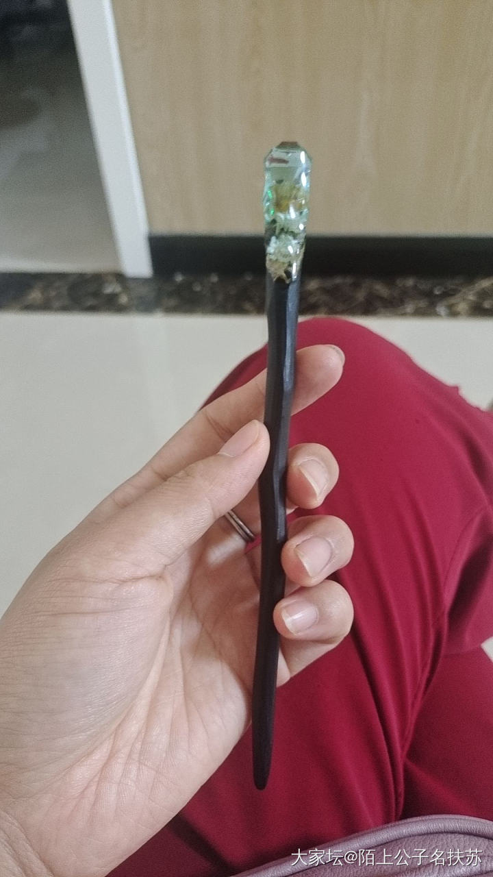 大清早的，心在滴血……_簪子