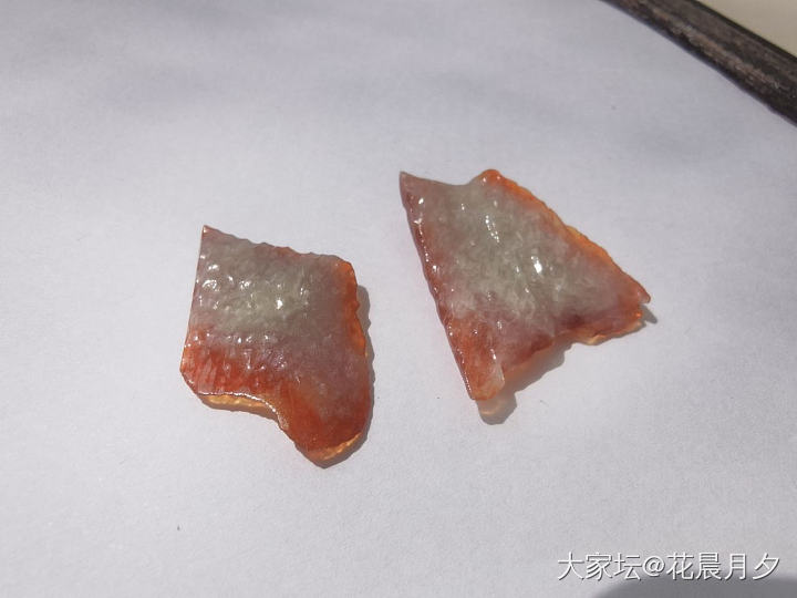 顶珠，翡翠蛋面，甜绿，红翡猪肉脯_翡翠