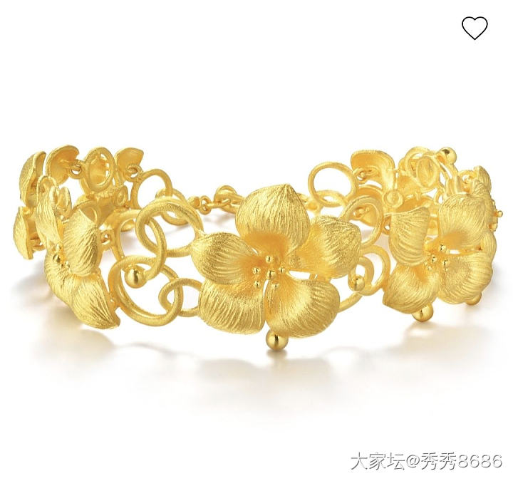 收一条周生生老版绣球花手链_市场金