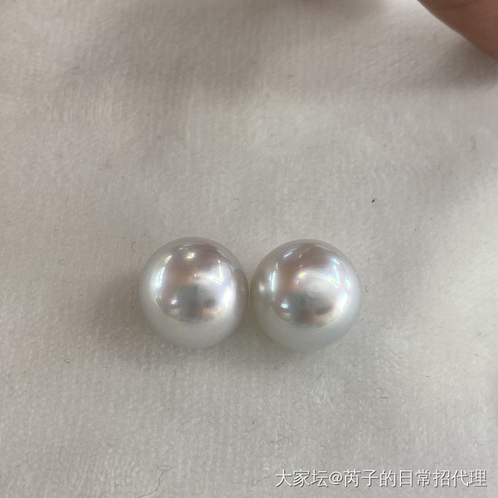 澳白馒头对珠_有机宝石