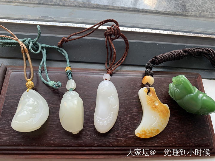 换了一枚顶珠_琥珀蜜蜡和田玉