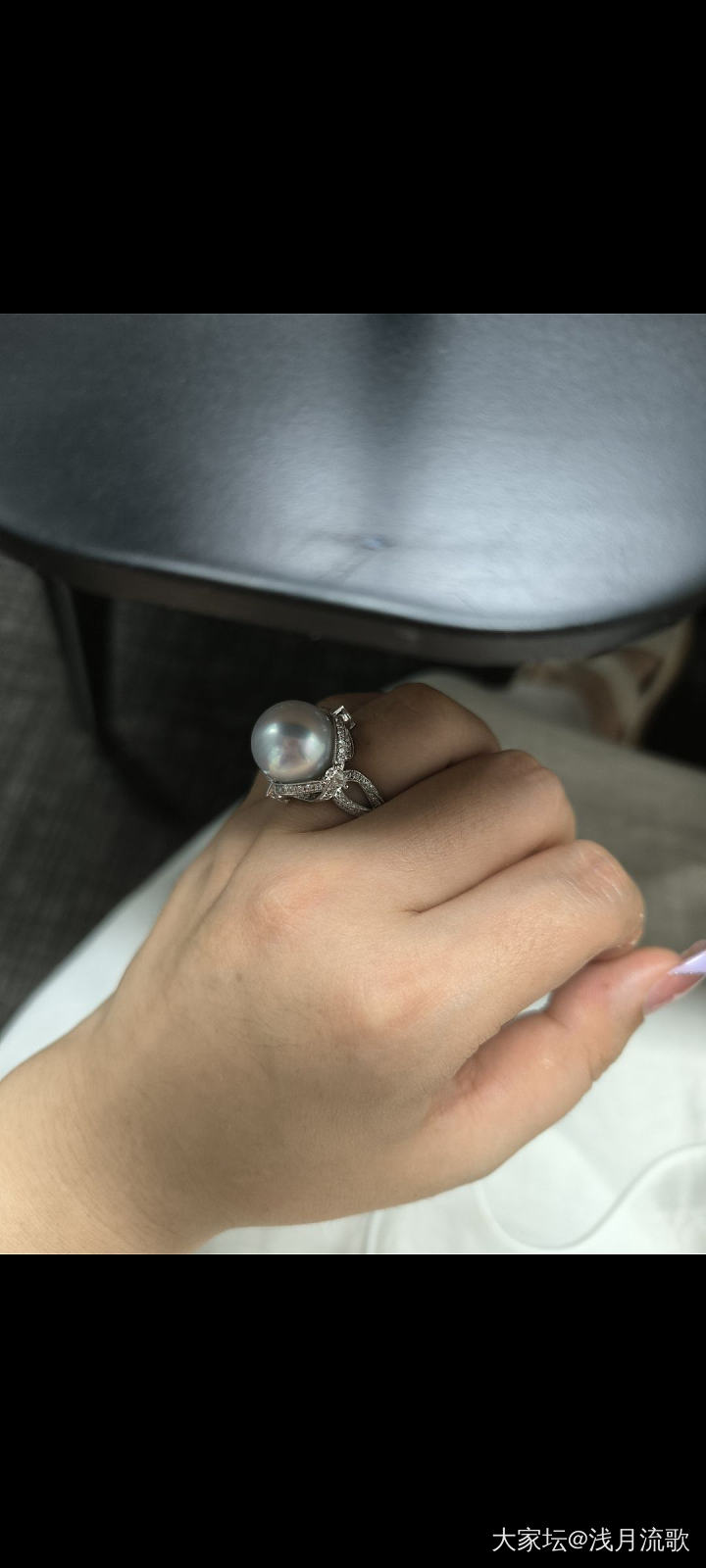 新入的大澳白_戒指有机宝石