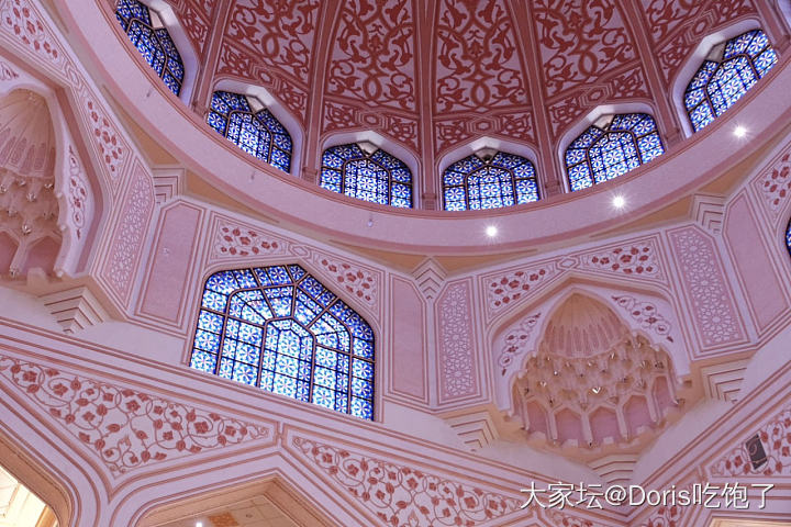 马来西亚布城粉红清真寺太美啦_景色