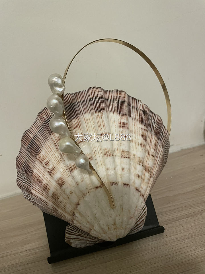 用巴洛克Diy了一个发箍_手工diy珍珠