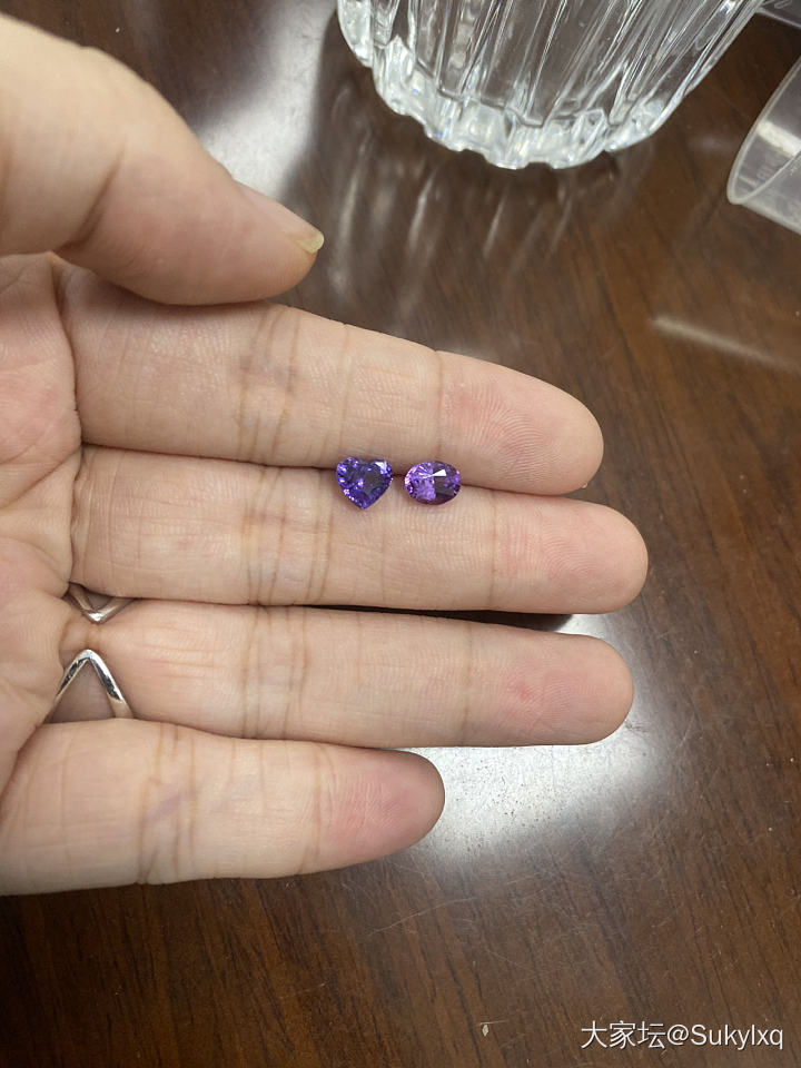 生日礼物紫兰宝_蓝宝石