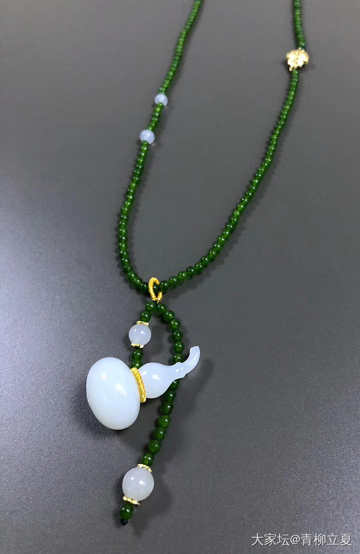 一个小葫芦_碧玉和田玉