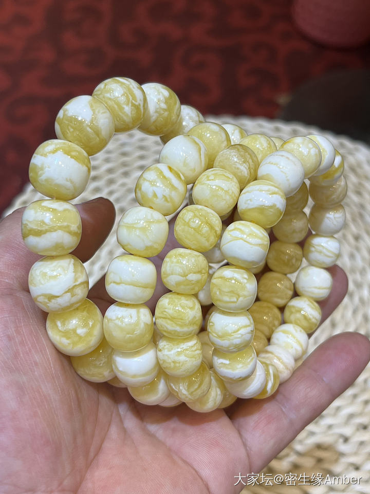 新出同料手串_琥珀蜜蜡