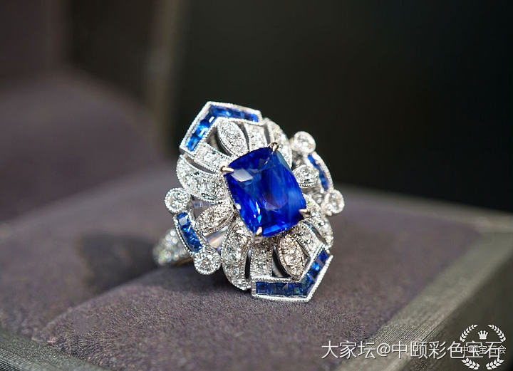 ##中颐天然皇家蓝蓝宝石戒指##  2.07ct_蓝宝石名贵宝石