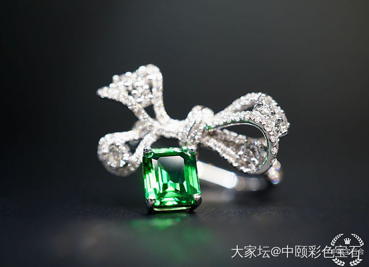 ##中颐天然沙弗莱宝石戒指##  1.36ct  CGTL证书_沙弗莱彩色宝石