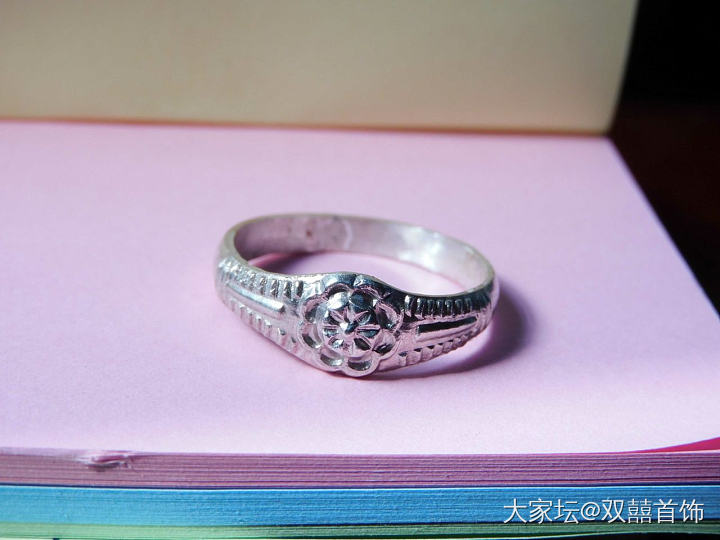 手工做的银戒指，大家看看吧_银
