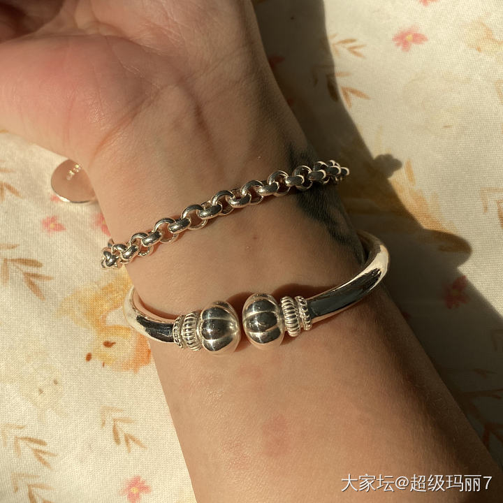 今天刚收到的小南瓜_手镯银