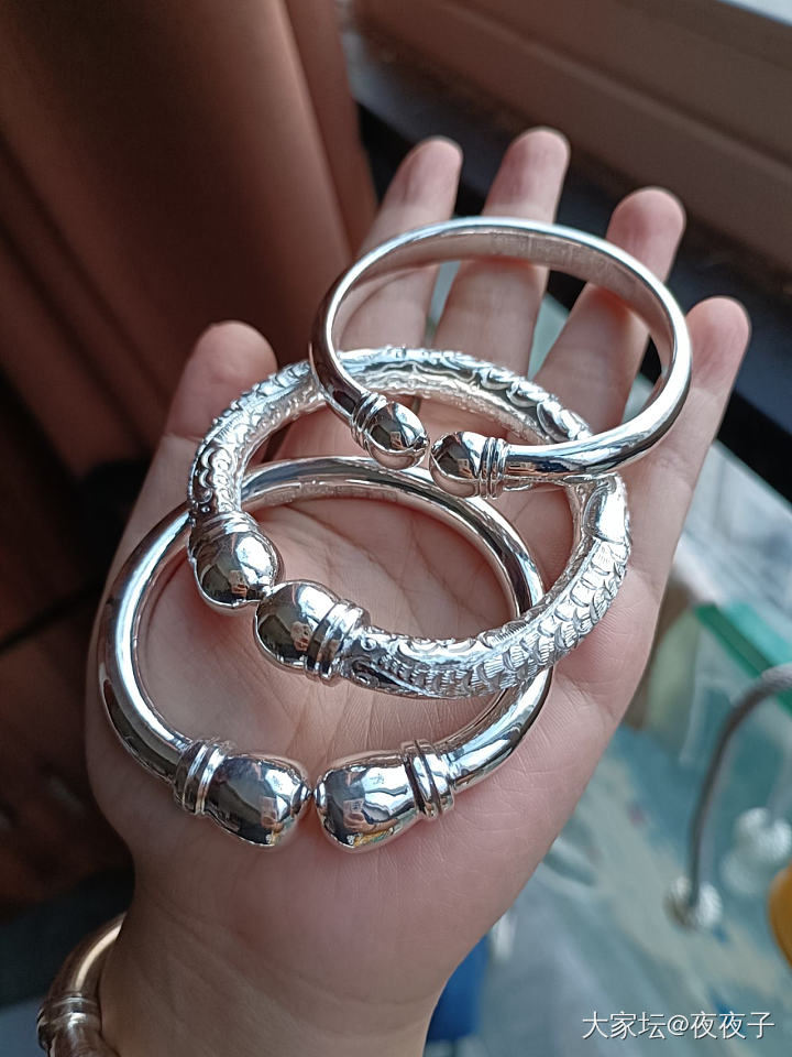 小唐哥的新玩意_手镯银