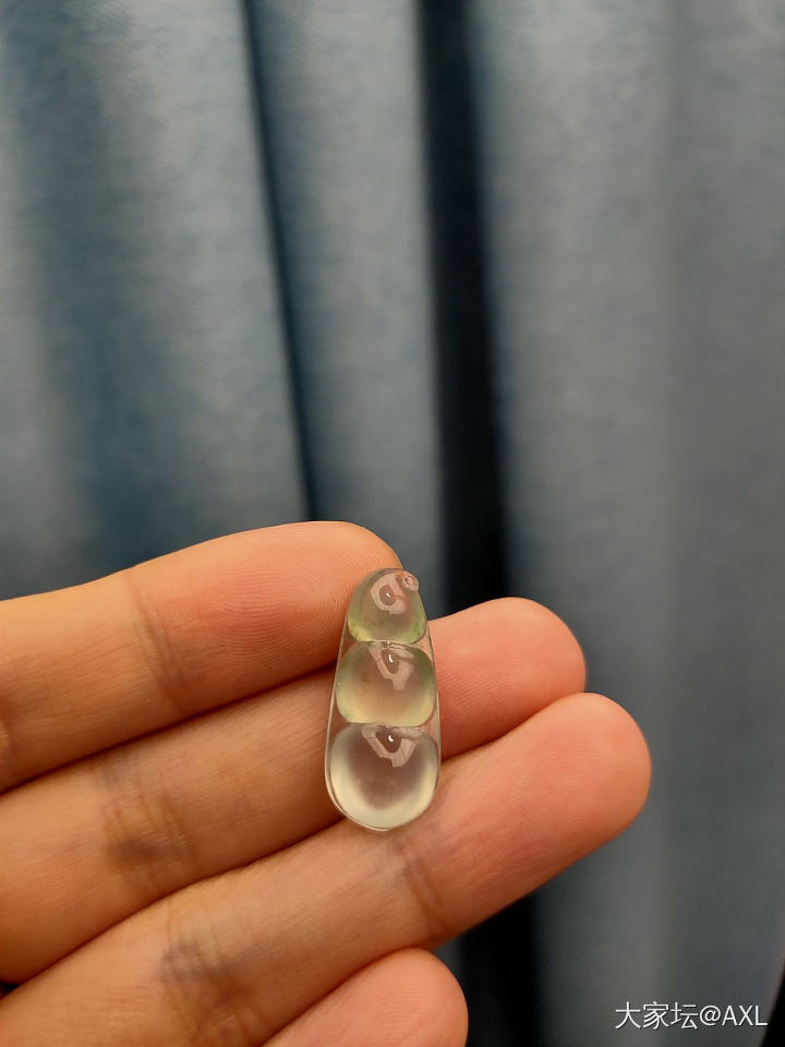 还是那颗豆，那尊佛_翡翠