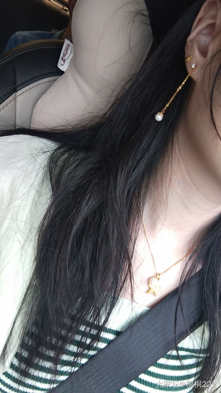 羊毛蝴蝶结耳钉，配珍珠绝美_珍珠金