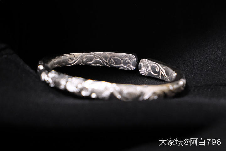 闺中秀 手工银镯  千寻佳艺的_银
