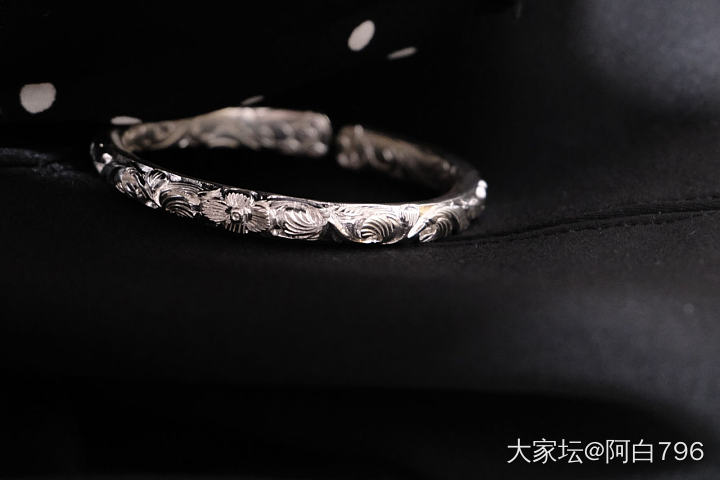 闺中秀 手工银镯  千寻佳艺的_银