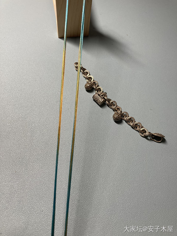 两条羊毛手链＝一条万能链_手工diy金