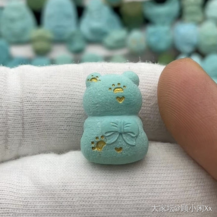 万能的坛友们，这个绿松石小件克价合适么_松石