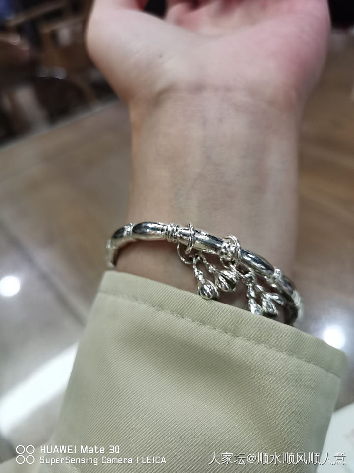 打卡_手镯银