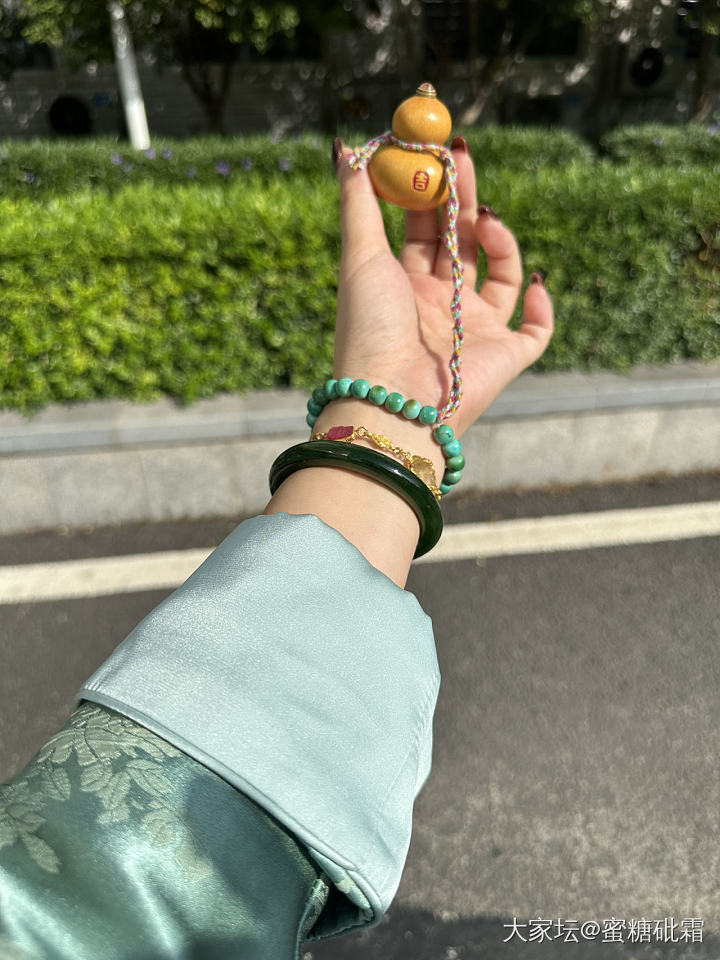 松石两个月的变化_松石