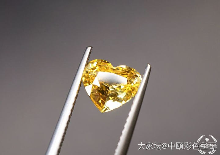 ##中颐天然黄色蓝宝石##  1.54ct  心形_蓝宝石名贵宝石