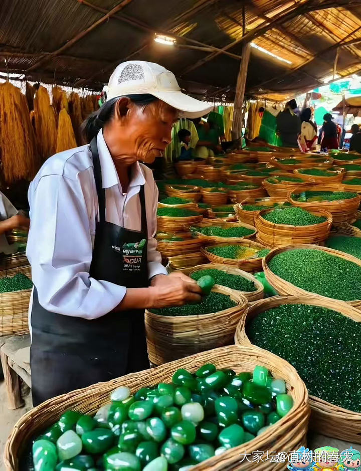 据说这是老缅卖翠的市场_翡翠生活