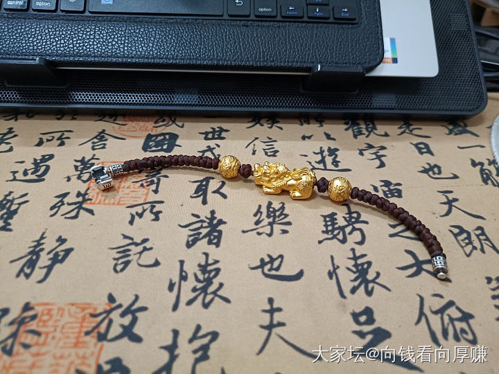 男士足金实心厚壁款貔貅，各位看看咋样_网店商家金