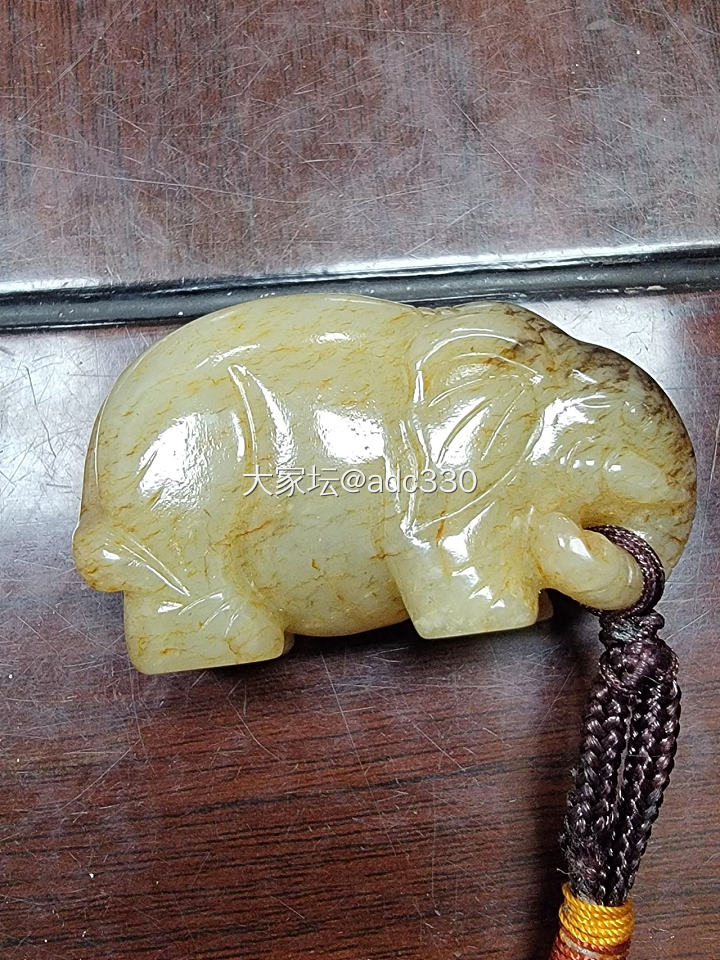 骆越文化碧玉玦_和田玉