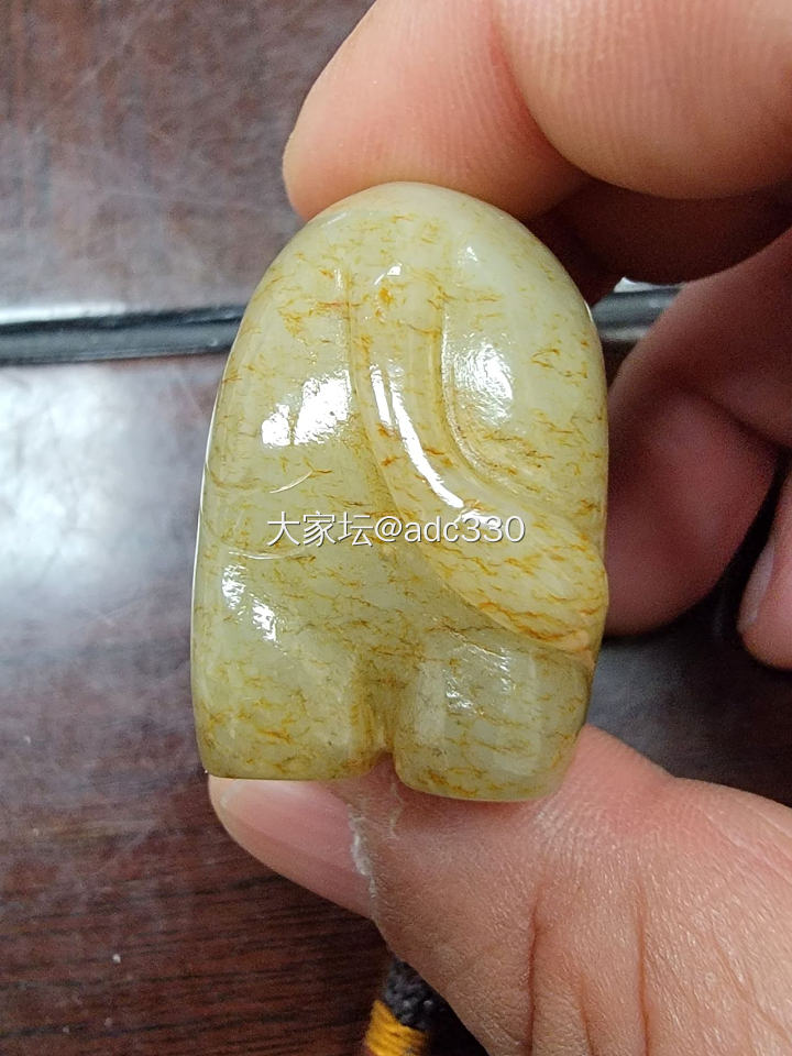 骆越文化碧玉玦_和田玉