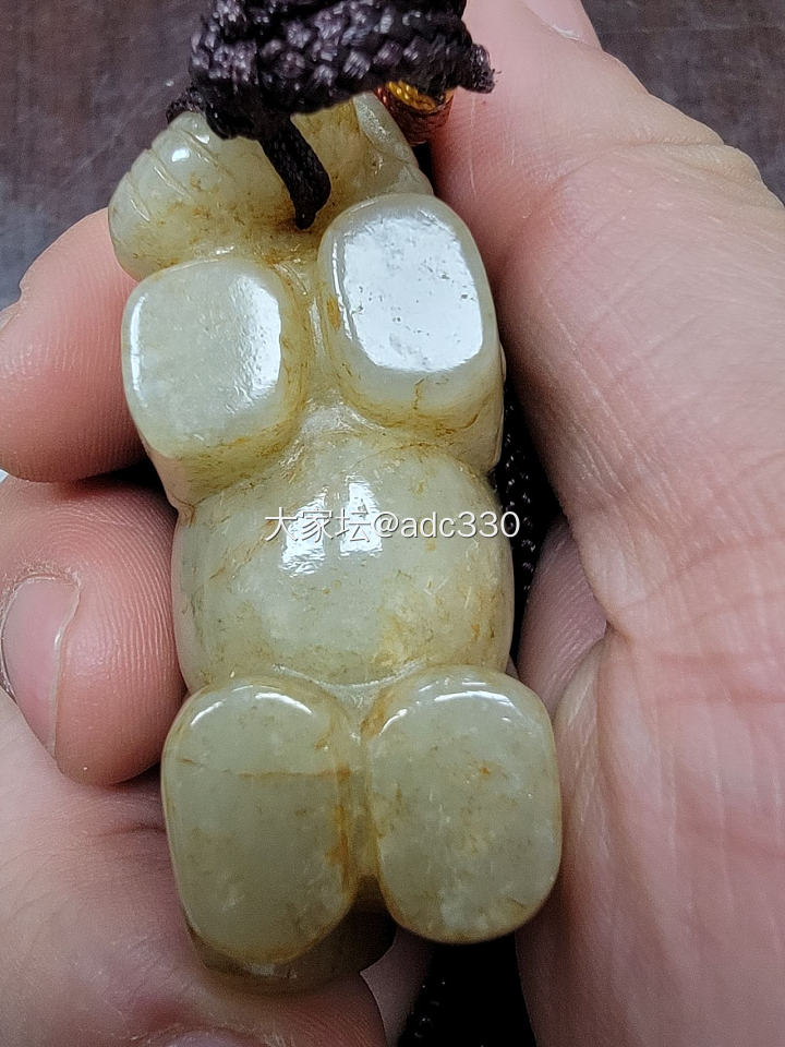 骆越文化碧玉玦_和田玉