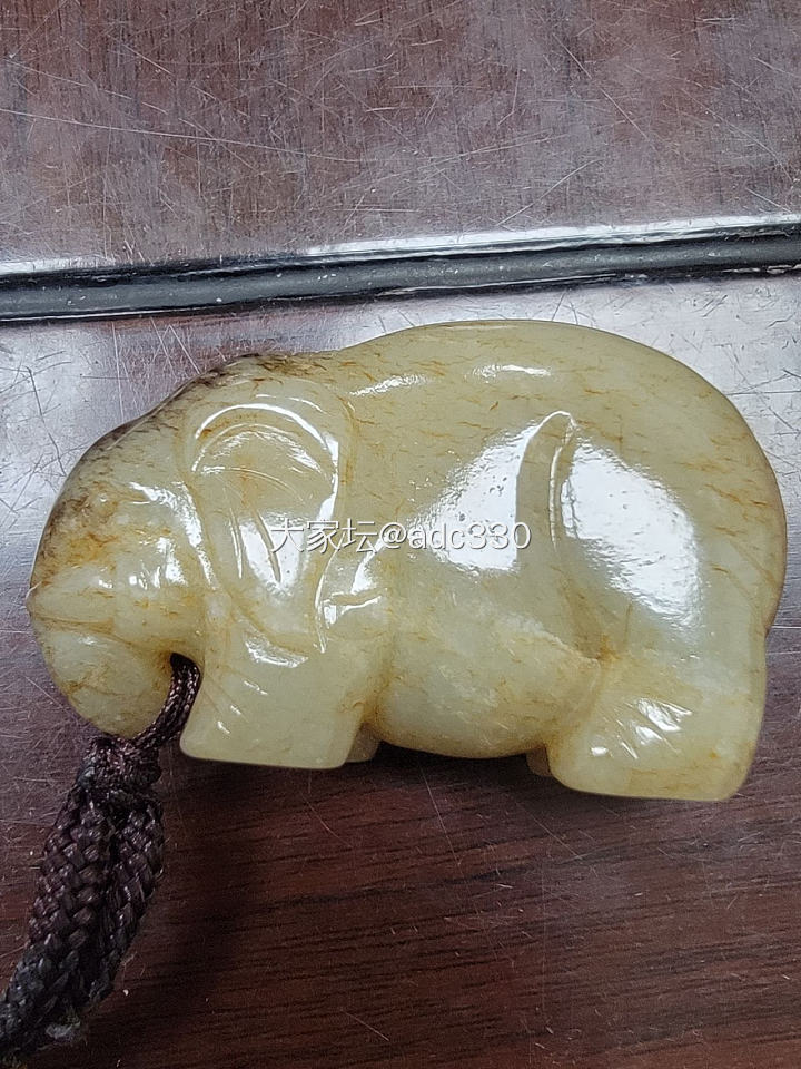 骆越文化碧玉玦_和田玉