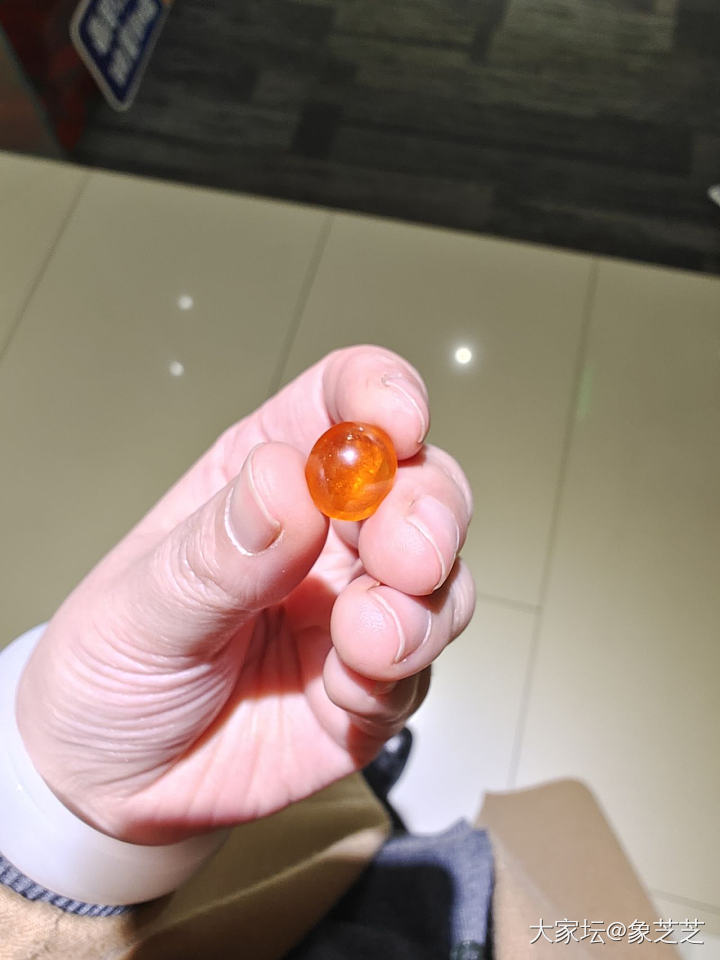 买了个小橘子——素面芬达_芬达石榴石彩色宝石